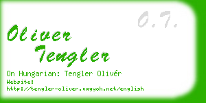 oliver tengler business card